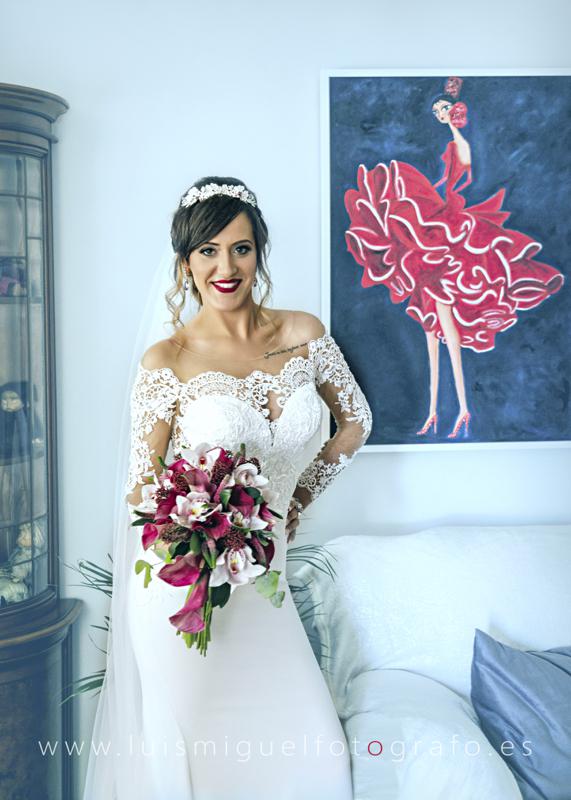 Fotografía de boda con vestido de novia Fotografía de boda con vestido de novia