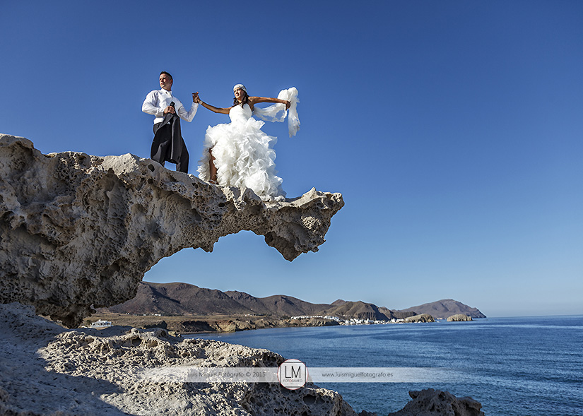 Boda de Úbeda realiza post-boda en Almería, Cabo de Gata Boda de Úbeda realiza post-boda en Almería, Cabo de Gata