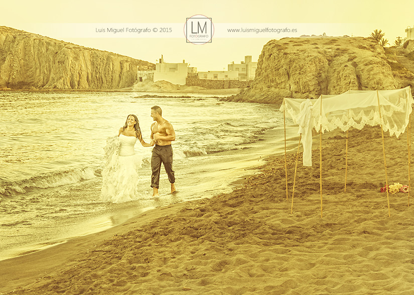 Boda en Úbeda realiza post-boda en Almería, Cabo de Gata Boda en Úbeda realiza post-boda en Almería, Cabo de Gata