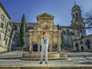 Foto de comuni&oacute;n elegante en Baeza