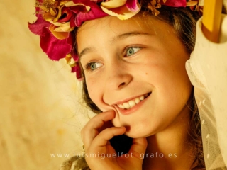 fotos de comuni&oacute;n bonitas hechas en estudio